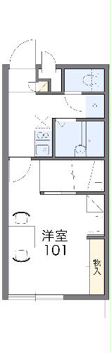 レオパレスHoshinoの間取り