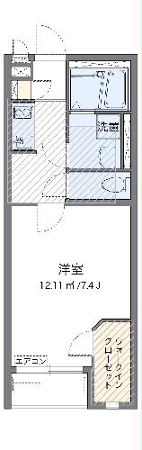 ミランダＭＩＮＯＷＡ・103号室の間取り