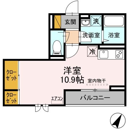 マ・メゾン J 住居の間取り