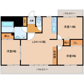 メゾン ブランシュ板橋の間取り