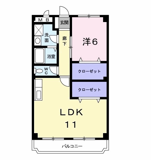 サウスワードの間取り