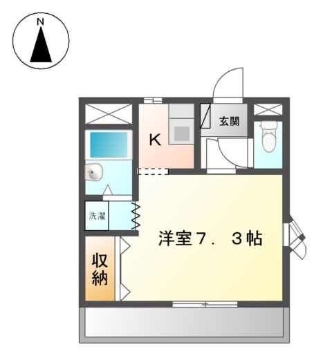 コンフォース藤の間取り
