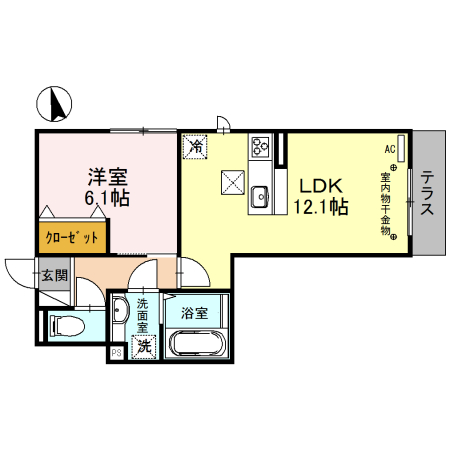 sophia court桜町の間取り