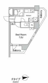 プラウドフラット代々木上原の間取り