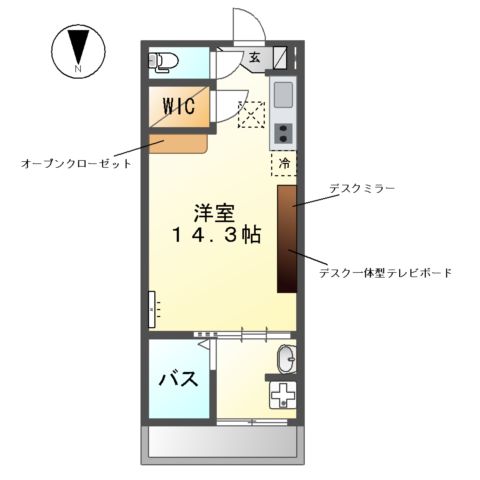カーサ ベルデの間取り