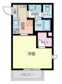オーロラハイツ小向Ａ棟の間取り