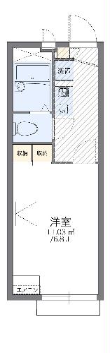 レオパレス小柳町Ⅲの間取り