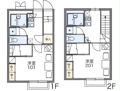 レオパレスリリオンの間取り