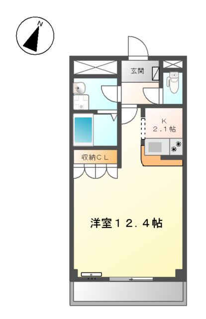 メゾン・ド・万葉の間取り