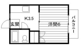 布橋の完工年月(1985年3月)築の賃貸アパートの間取り