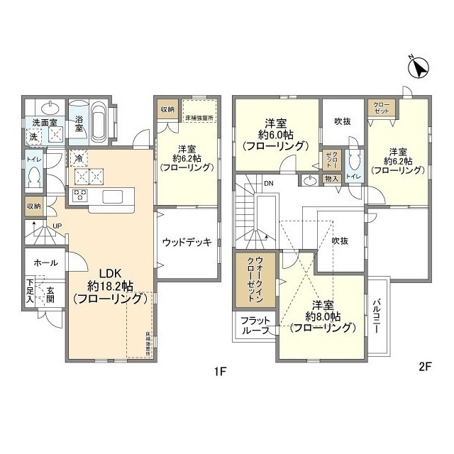 あざみ野南3丁目貸家の間取り