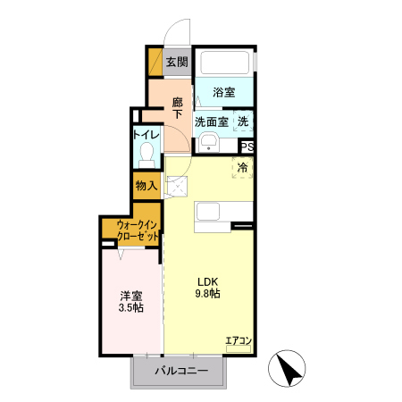 マロニエKINUの間取り