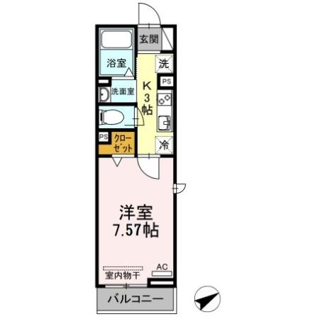 ウッドイン舳越の間取り