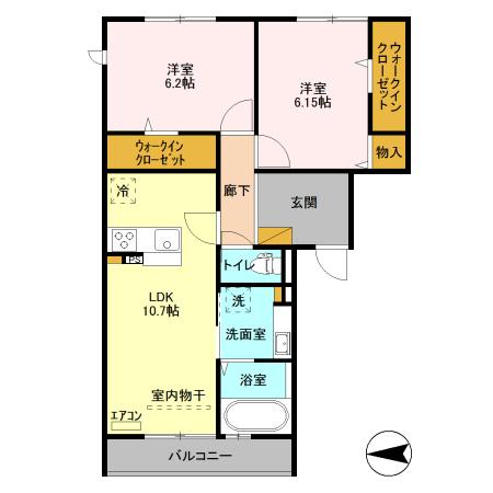 マレオッド岬の間取り