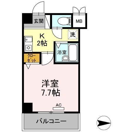 ラフィネ高峯の間取り