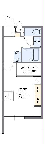レオパレスフィレンツェ七番の間取り