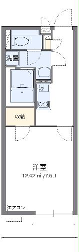 クレイノ矢南の間取り