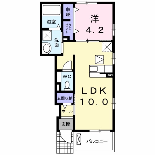 オリーブの間取り