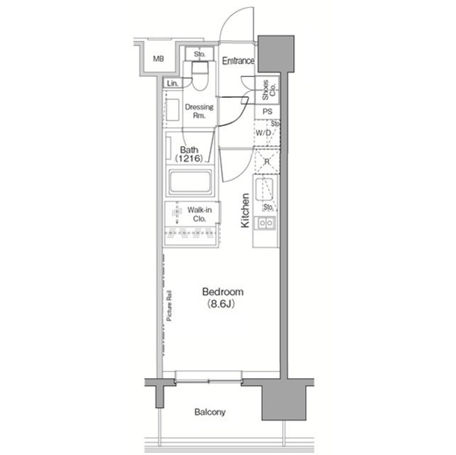 ザ・パークハビオ目黒の間取り