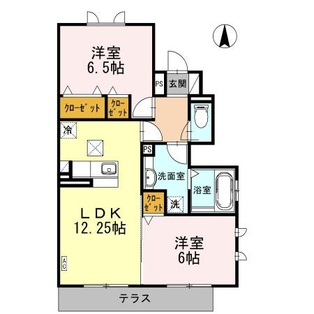 ベルグレイス湘南　Aの間取り