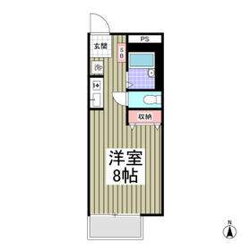 ニッコウＡ棟・203号室の間取り