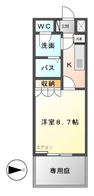 ONE PIECE(ワンピース)の間取り