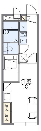 レオパレス本城の間取り