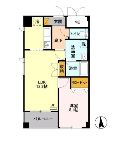 ベイコート東品川の間取り