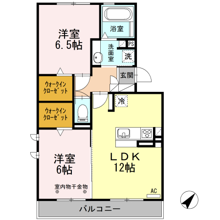 レスポワールの間取り