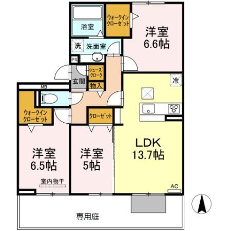 アベニールの間取り