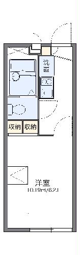 レオパレスグリュックの間取り
