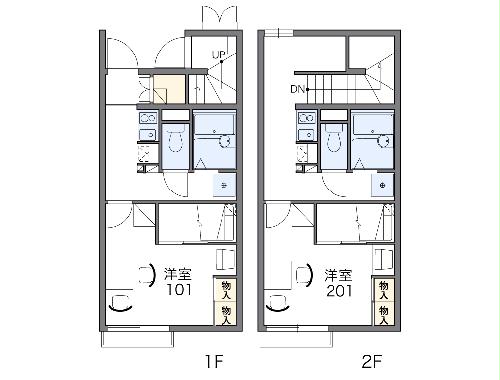 レオパレスフェニックスFⅢの間取り