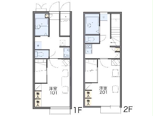 レオパレスベルデハイムの間取り