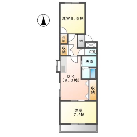 コロナハイツの間取り