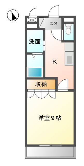 グローリエ・Nの間取り