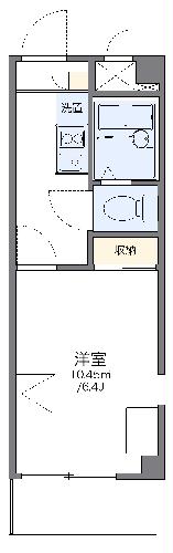 レオパレスエタージュの間取り