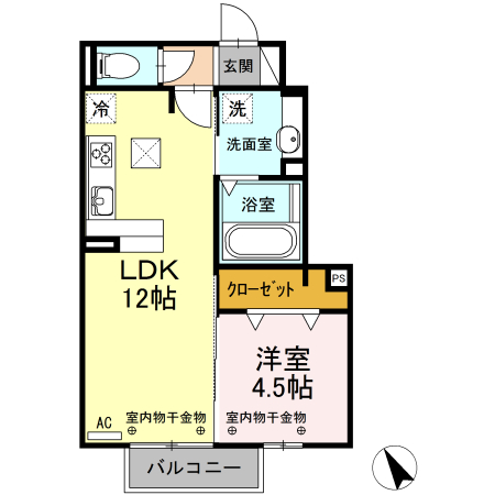 カーザ ヴィータの間取り