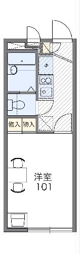 レオパレスジュネス Ⅱの間取り