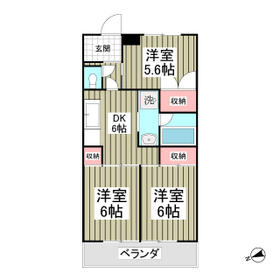 藤ハイツの間取り