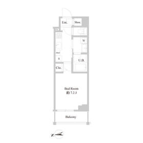 Ｂ　ＣＩＴＹ　ＡＰＡＲＴＭＥＮＴ　ＩＴＡＢＡＳＨＩ　ＮＯＲＴの間取り