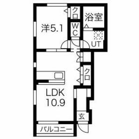 カーサ　サン・シーロＢ棟の間取り