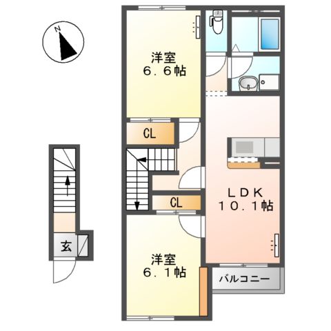 Prendreの間取り
