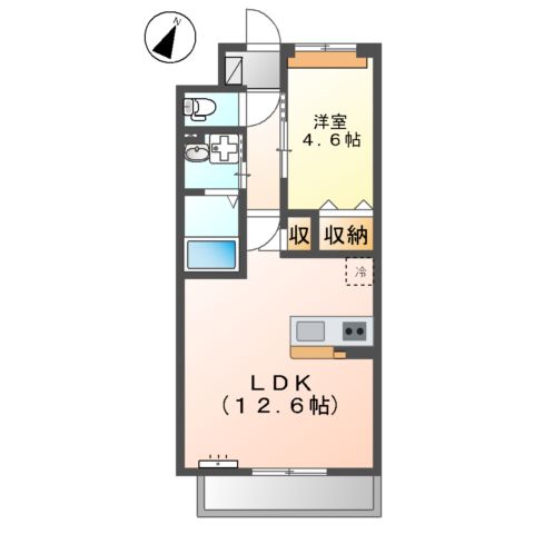 カルムメゾン目黒の間取り