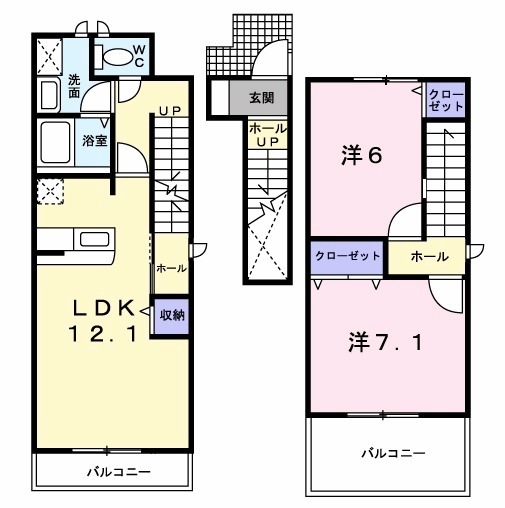 メゾン パルテールⅠの間取り