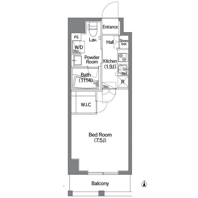 コンフォリア錦糸町ＤＥＵＸの間取り