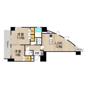 フロンティアタワー日本橋(旧CITY SPIRE日本橋)の間取り