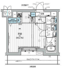 メインステージ板橋蓮根Ⅱの間取り