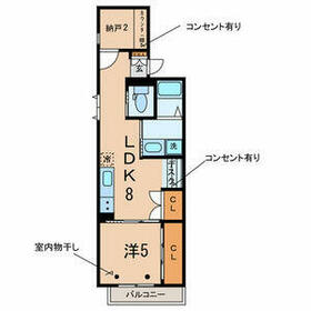 リベレンテ幡ヶ谷の間取り