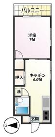トーリンハイツ２・212号室の間取り