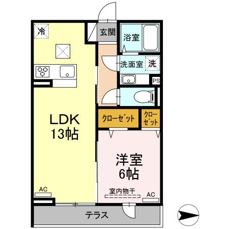 セジュール春日町3の間取り